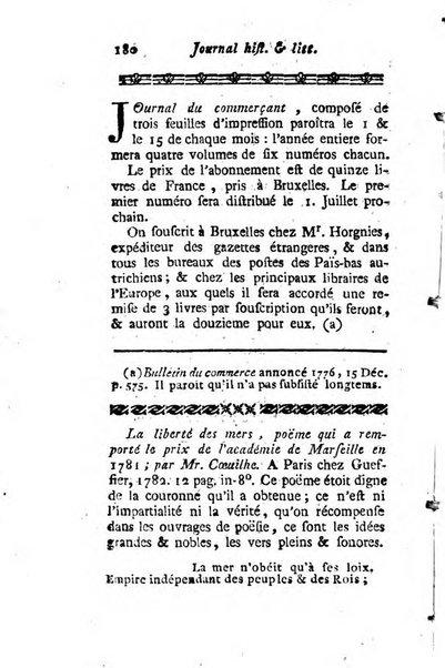 Journal historique et littéraire