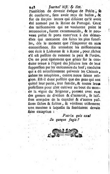 Journal historique et littéraire