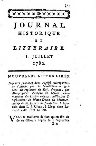 Journal historique et littéraire