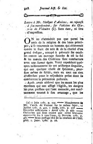 Journal historique et littéraire