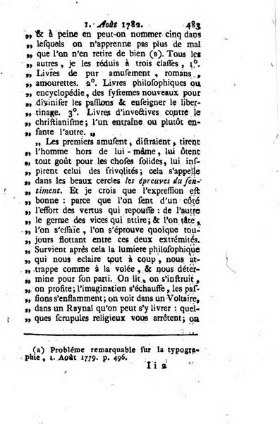 Journal historique et littéraire