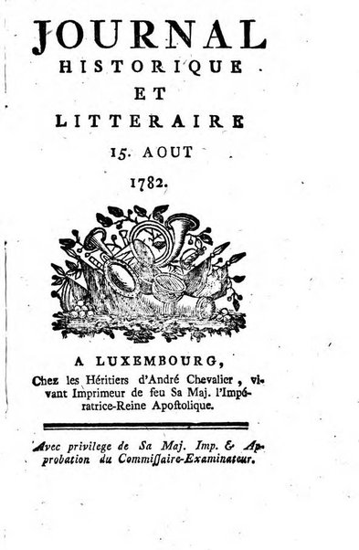 Journal historique et littéraire