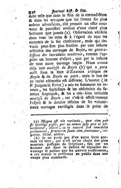 Journal historique et littéraire