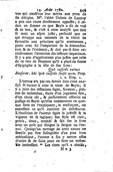 Journal historique et littéraire