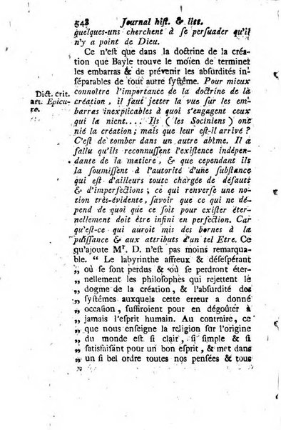 Journal historique et littéraire