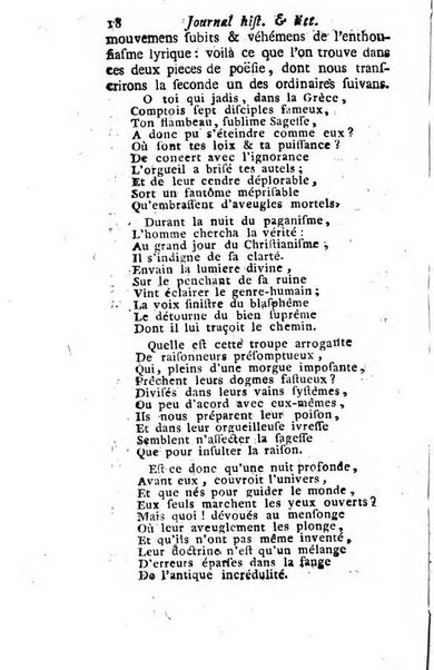 Journal historique et littéraire