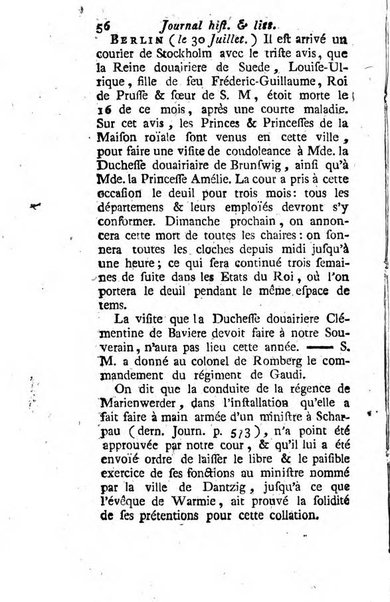 Journal historique et littéraire