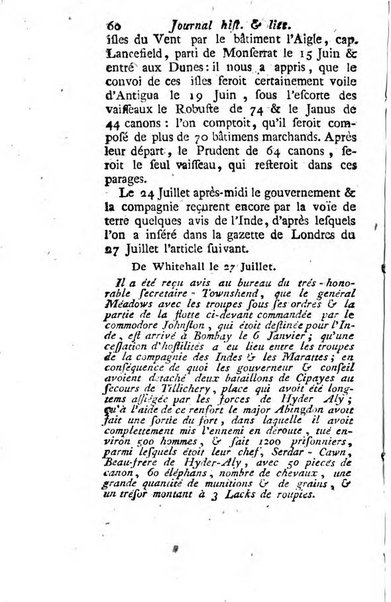 Journal historique et littéraire