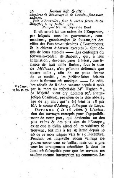 Journal historique et littéraire