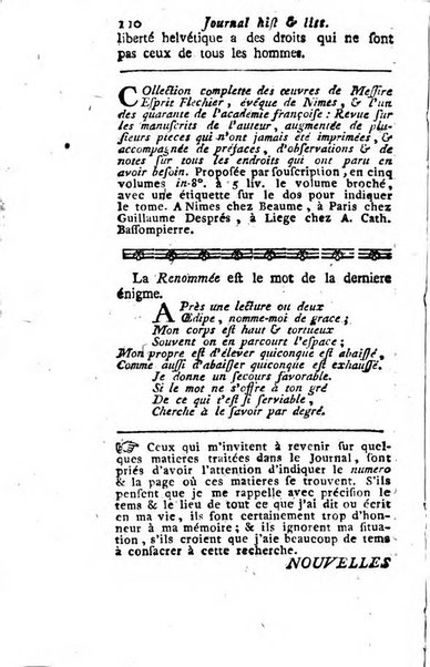 Journal historique et littéraire