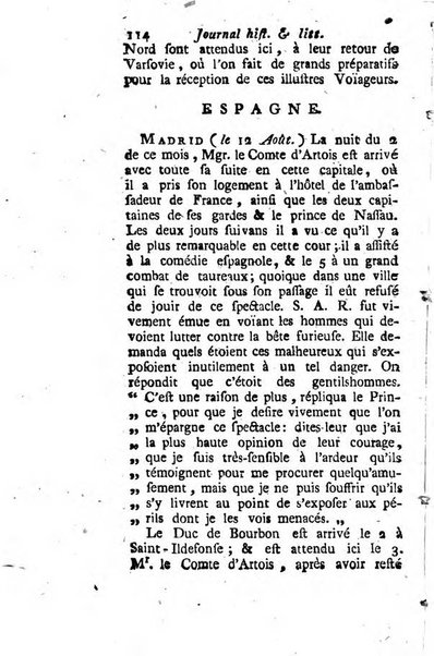 Journal historique et littéraire