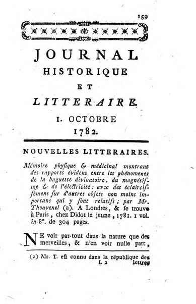 Journal historique et littéraire