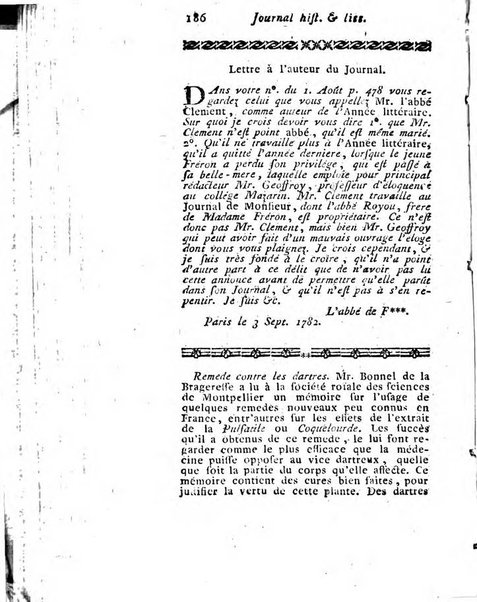 Journal historique et littéraire