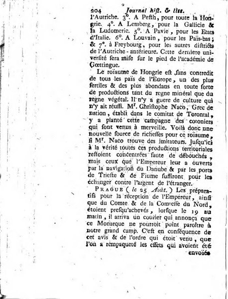 Journal historique et littéraire