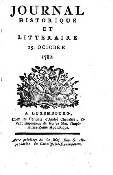 Journal historique et littéraire