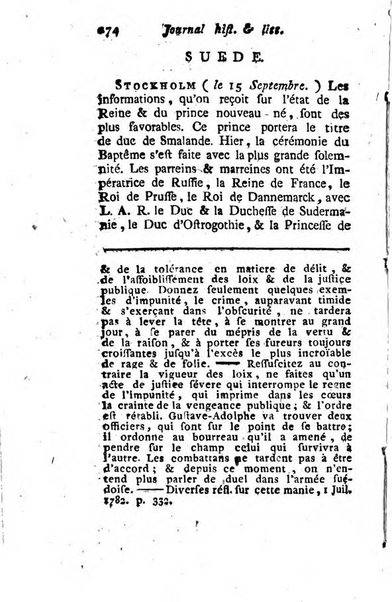 Journal historique et littéraire