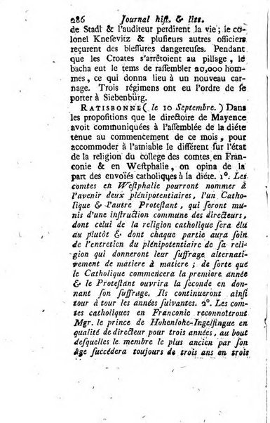 Journal historique et littéraire