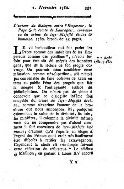 Journal historique et littéraire