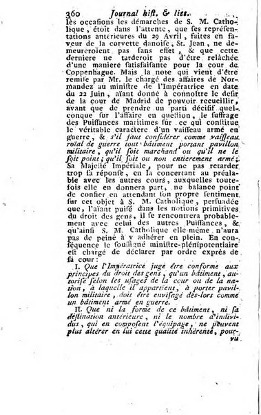 Journal historique et littéraire