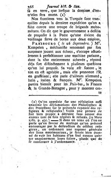 Journal historique et littéraire