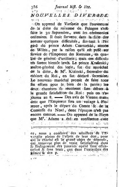 Journal historique et littéraire