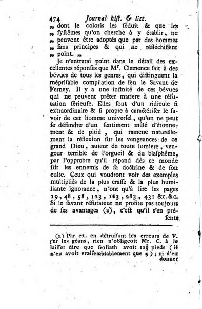 Journal historique et littéraire