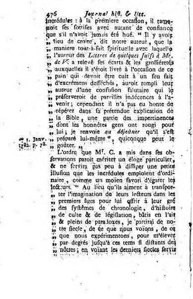 Journal historique et littéraire