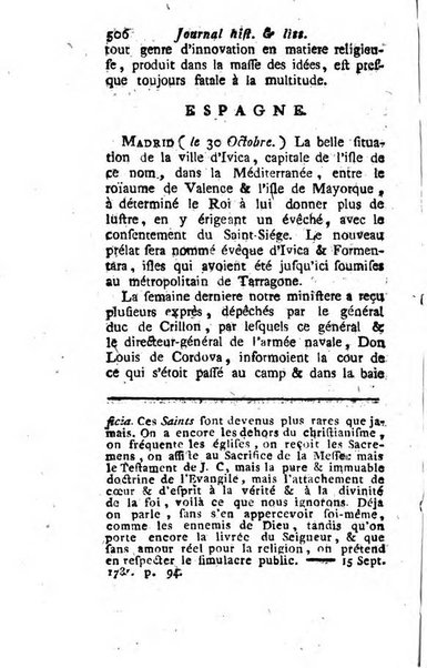 Journal historique et littéraire