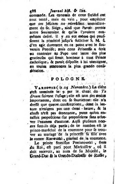 Journal historique et littéraire