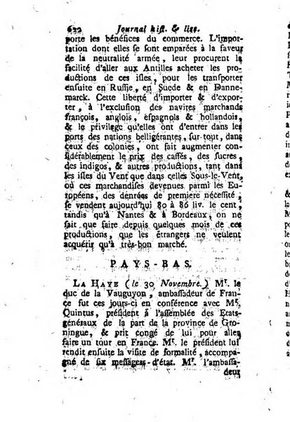 Journal historique et littéraire