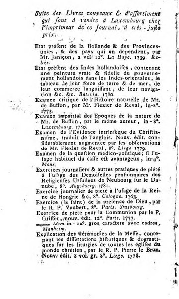 Journal historique et littéraire