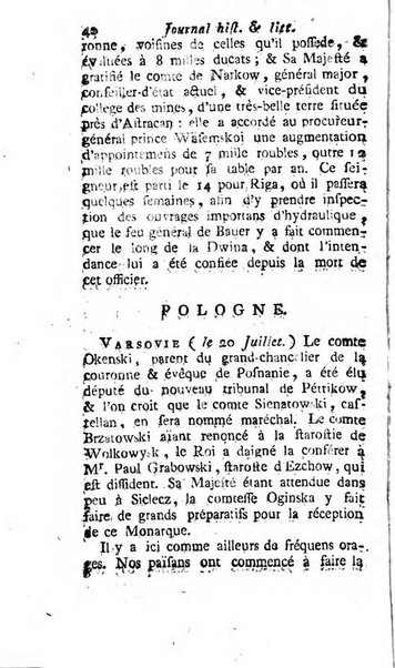 Journal historique et littéraire