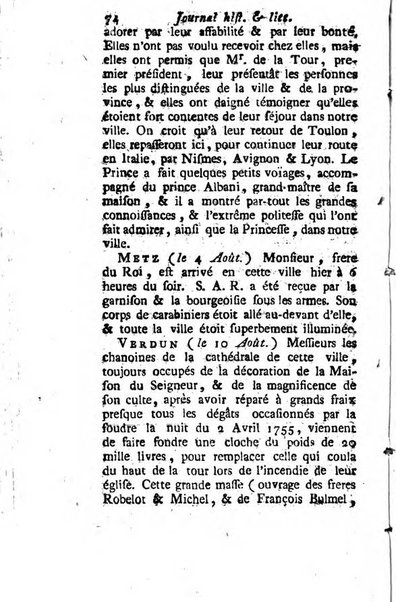 Journal historique et littéraire