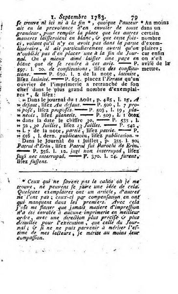 Journal historique et littéraire