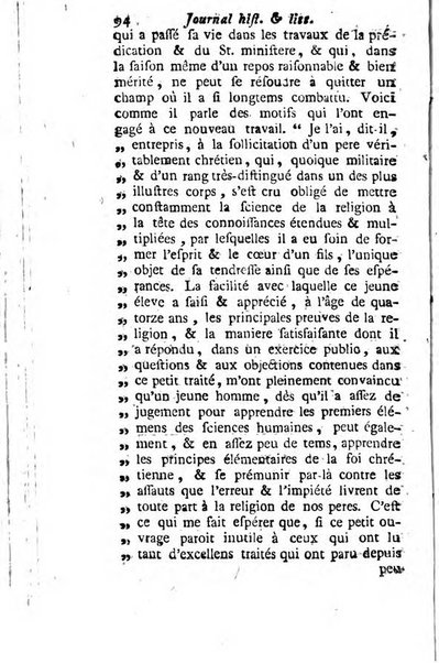 Journal historique et littéraire