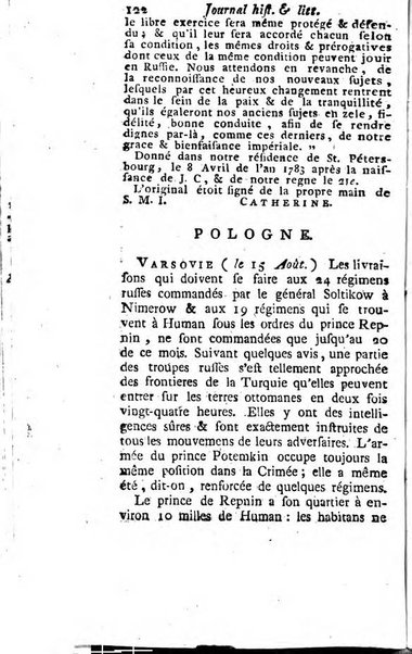 Journal historique et littéraire