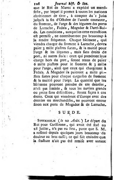 Journal historique et littéraire