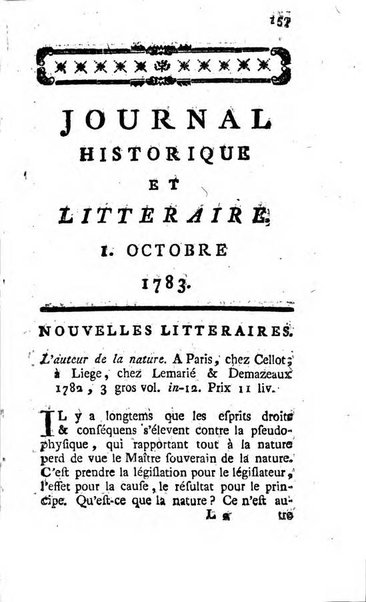 Journal historique et littéraire