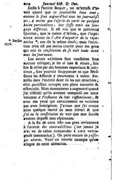 Journal historique et littéraire