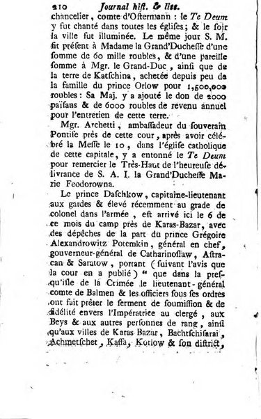 Journal historique et littéraire