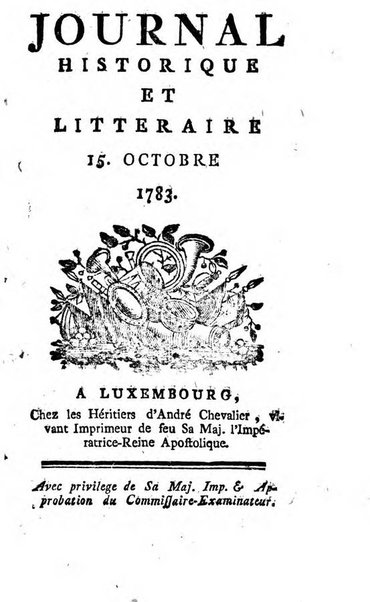 Journal historique et littéraire