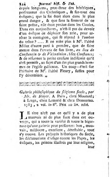 Journal historique et littéraire