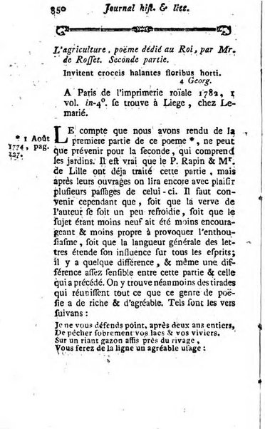 Journal historique et littéraire