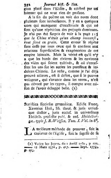 Journal historique et littéraire