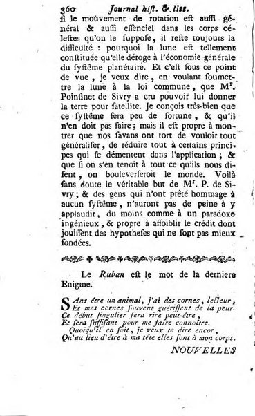 Journal historique et littéraire