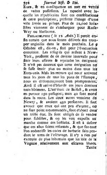 Journal historique et littéraire