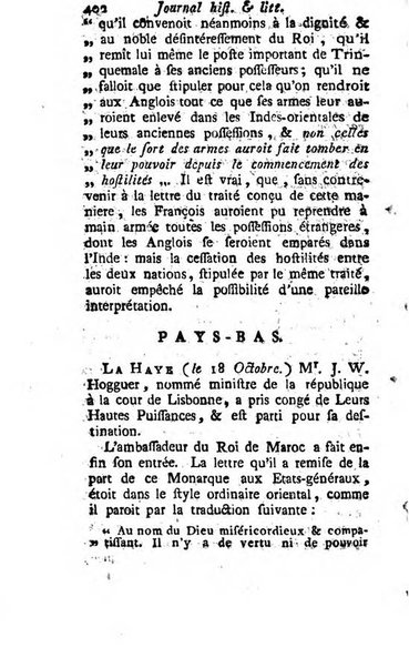 Journal historique et littéraire