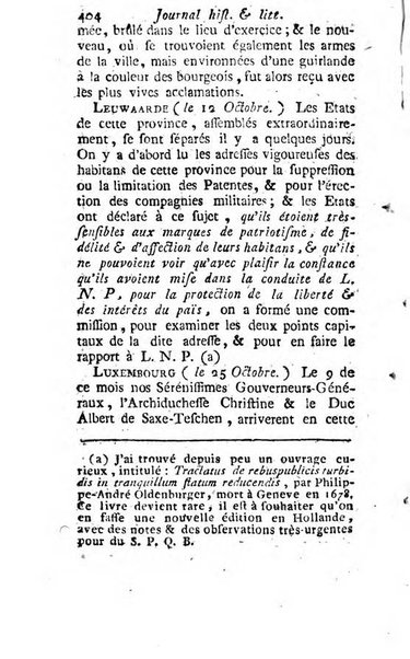 Journal historique et littéraire