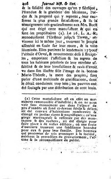 Journal historique et littéraire