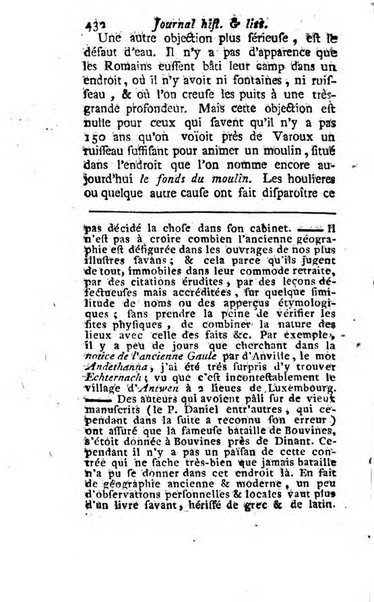 Journal historique et littéraire